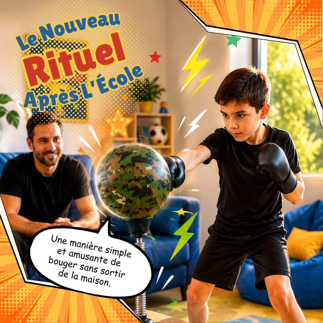 KidPunch — Le sac de frappe compact pour les petits champions