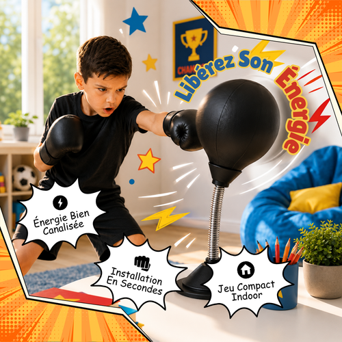 KidPunch — Le sac de frappe compact pour les petits champions